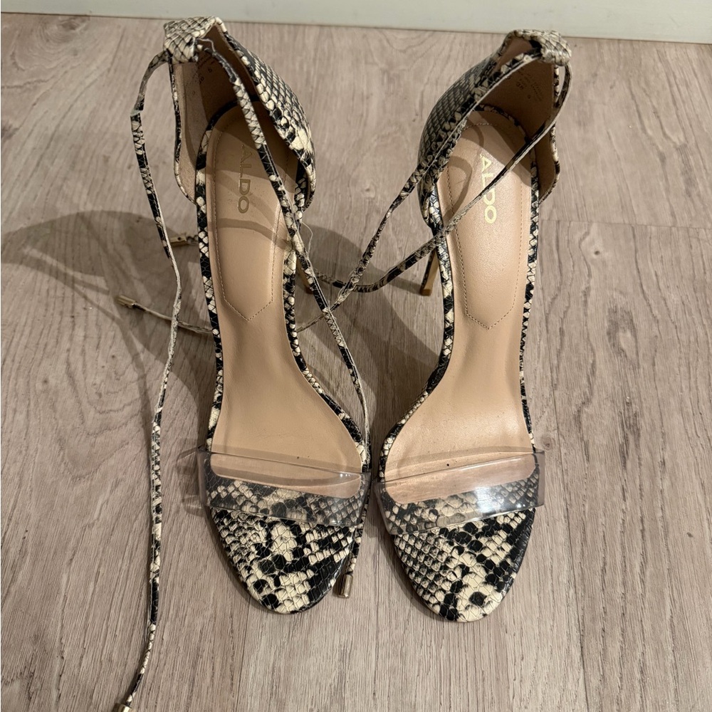 Aldo Snakeskin Patterned Heels - image 2
